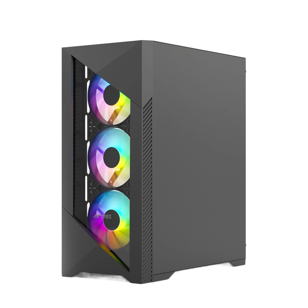 Ant Esports Cabinet ICE-270G 6F Black view 2